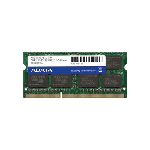 модули памяти ADATA DDR3 1333 SO-DIMM 4Gb 