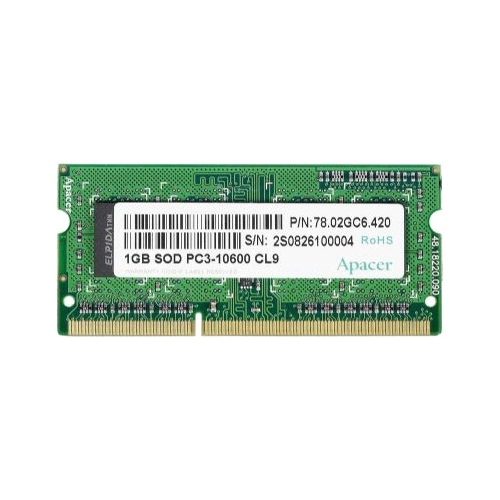 модули памяти Apacer DDR3 1333 SO-DIMM 1Gb 
