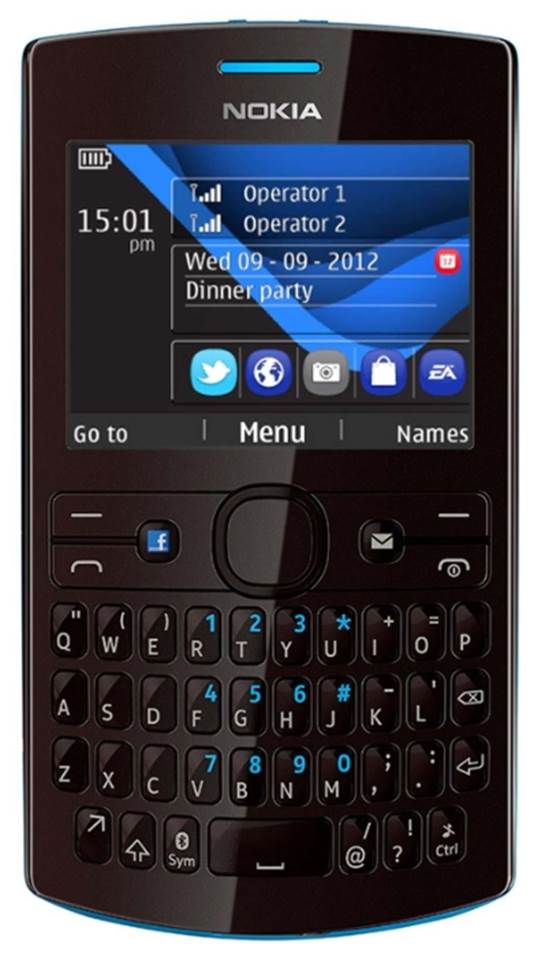 Nokia Asha 205.